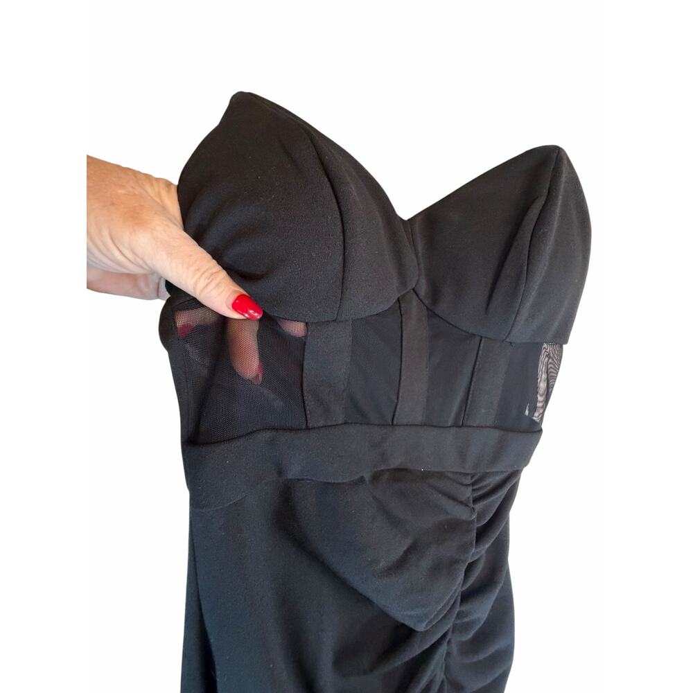 Windsor Black Illusion Gown - Size S - Picture 16 of 16